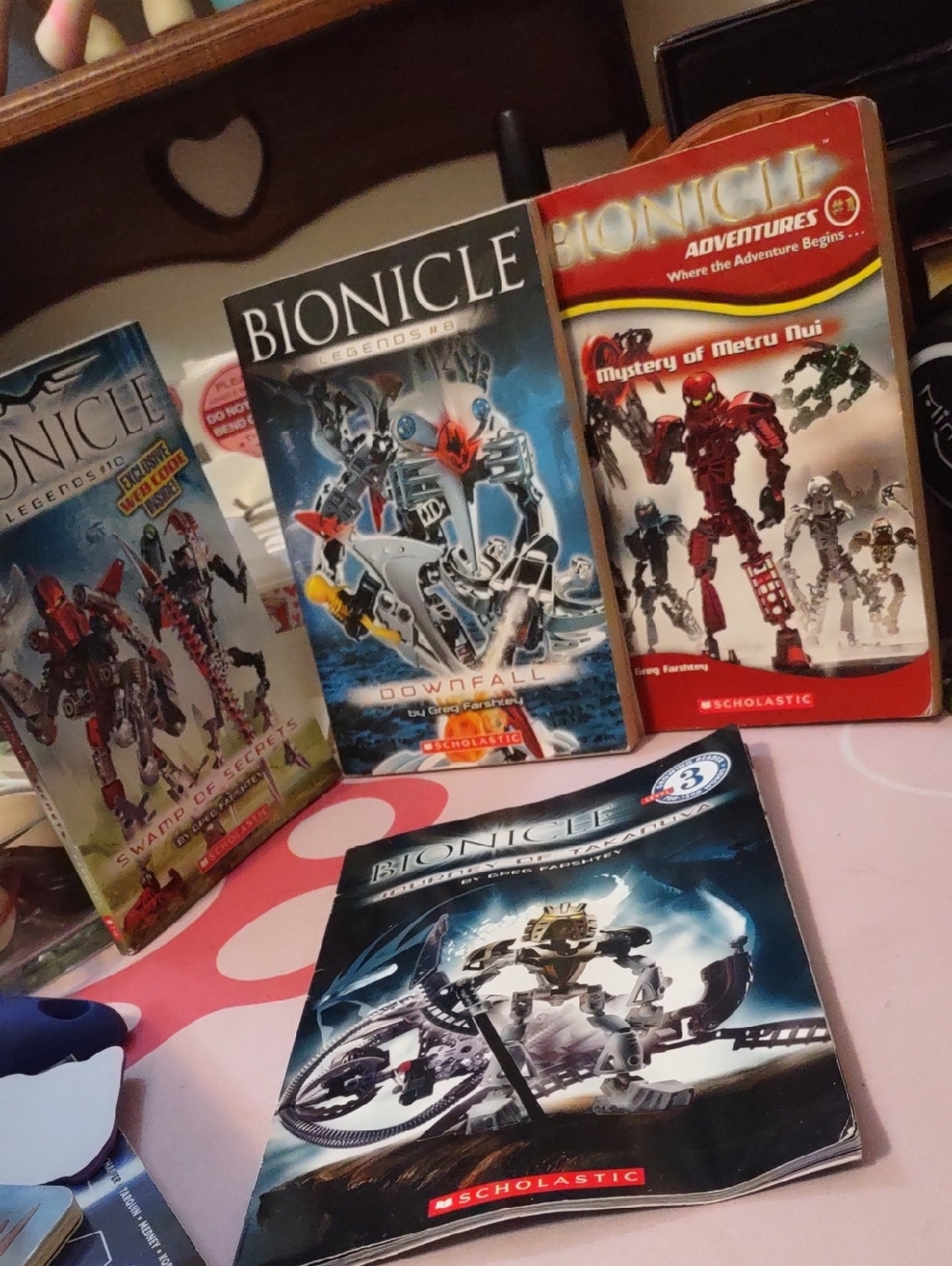 Scholastic Bionicle Adventures & Legends Books